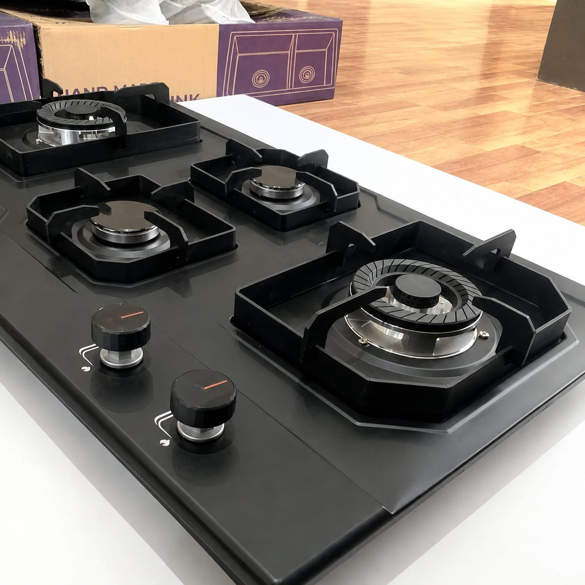 4B11 Four Burner Gas Hob | LPG & Natural Gas | Auto Ignition