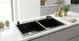 Stainless steel double bowl kitchen sink price in Pakistan — premium modular kitchen Karachi Lahore