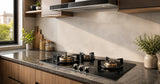 3-burner gas stove and built-in hob in a modern Pakistani kitchen, cooking range price guide 2026