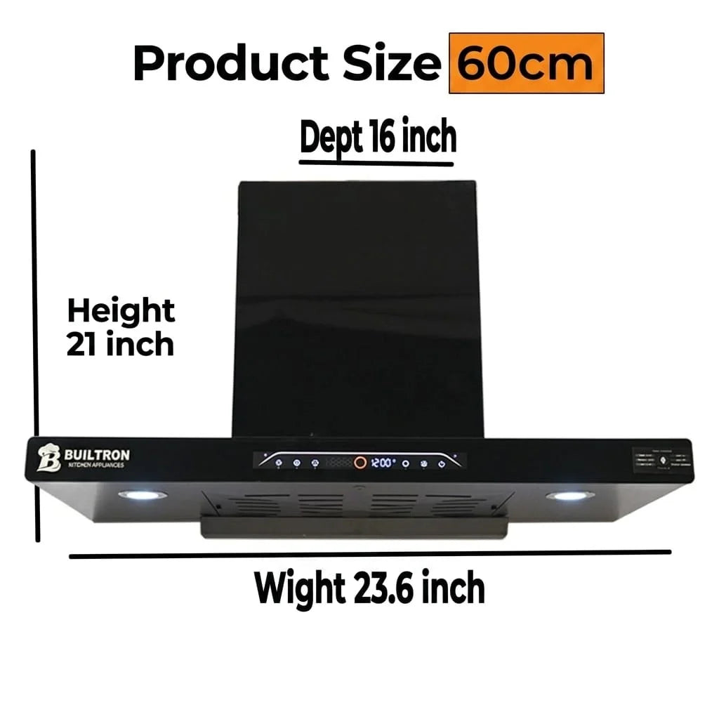 Range Hood Thunder T-Shape | Voice Control & Auto Clean | 60cm 75cm 90cm