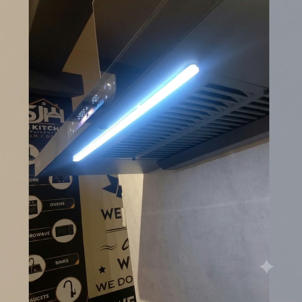 Black T-Shape Kitchen Hood – Smart & Premium Kitchen Ventilation