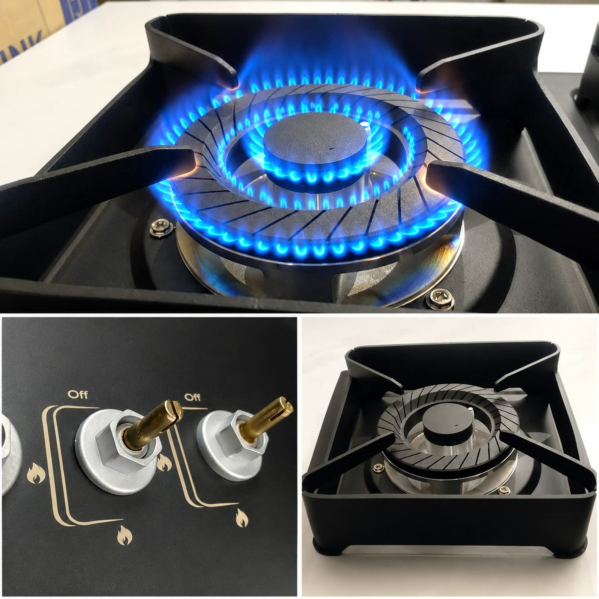 Black 11 Built-In Gas Hob – Modern Cooking Experience