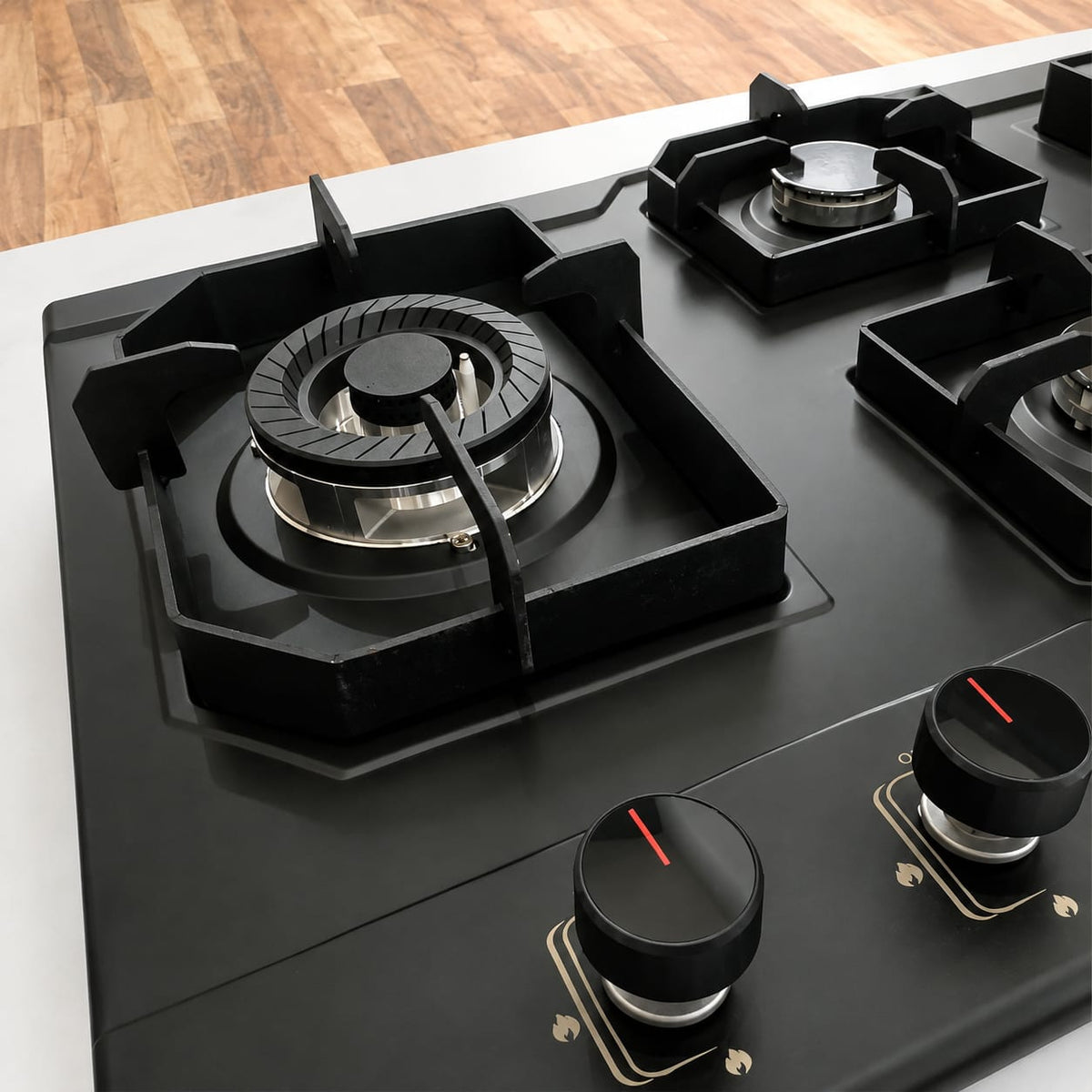 4B11 Four Burner Gas Hob | LPG & Natural Gas | Auto Ignition