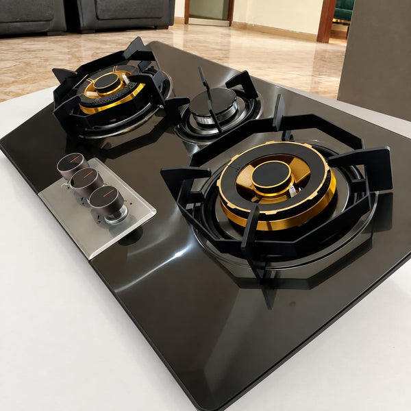 Premium Stainless Steel Gas Hob B-04 – Built-In & Tabletop