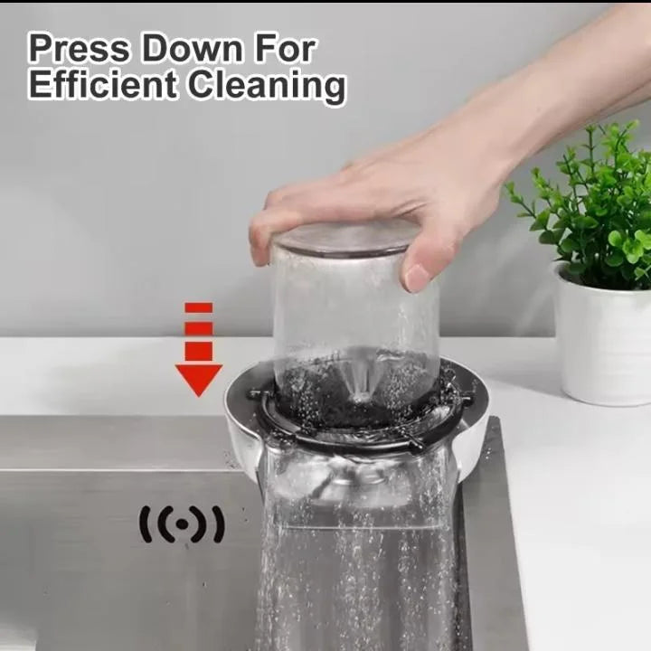 Lifestyle 12 BK Sink Built-in Glass Washer Detail Pakistan